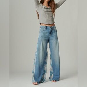 Lucky Brand x Lauren Ashley Wide Leg  Jeans